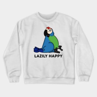 Lazy Happy Parrot Crewneck Sweatshirt